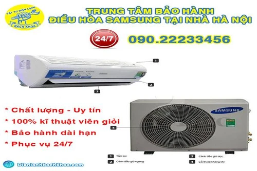 Dịch vụ bảo hành, sửa chữa điều hòa Samsung tại nhà ở Hà Nội