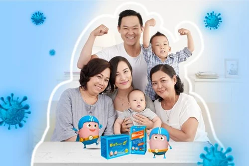 Chăm sóc sức khỏe hệ tiêu hóa cả gia đình mùa dịch với Men vi sinh Bio-acimin