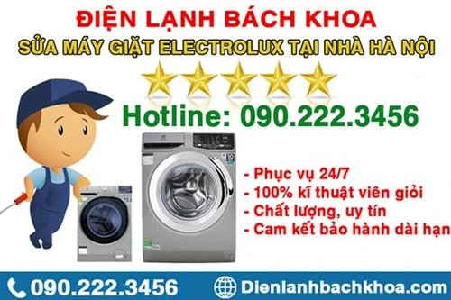 Dịch vụ sửa máy giặt Electrolux tại Hà Nội 24/24h