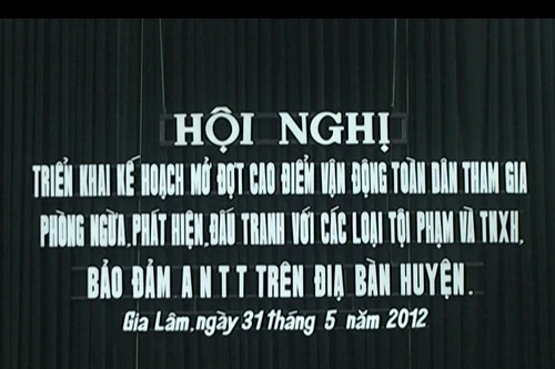 UBND huyện Gia Lâm triển khai kế hoạch phòng chống tội phạm ven đô