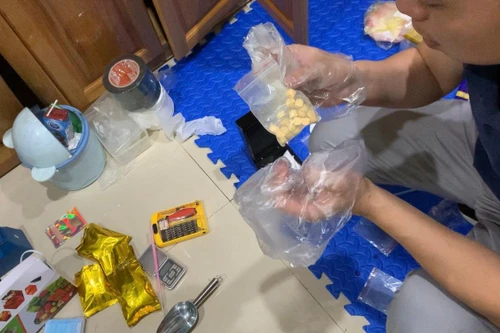 Dùng lái xe taxi quen đi giao hơn 1kg ma tuý đá cho khách