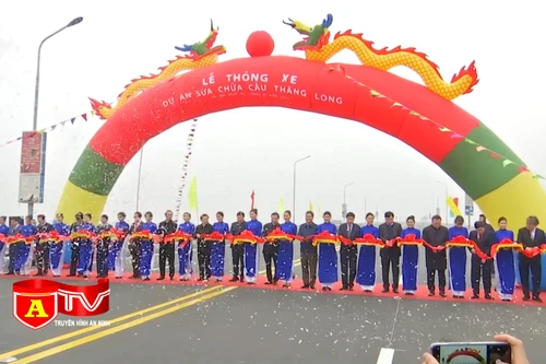 Chính thức khai thác trở lại cầu Thăng Long