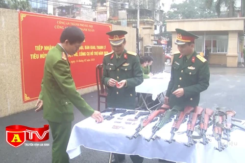 Thu hồi vũ khí, vật liệu nổ để phòng ngừa tội phạm