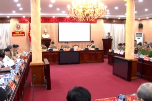 Đảng ủy CATP Hà Nội sơ kết công tác quý III