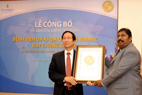 Bệnh viện Việt Nam đầu tiên được công nhận đạt chuẩn chất lượng quốc tế JCI