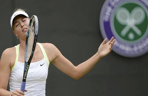 Sharapova bị loại 