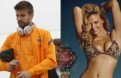 Pique được siêu mẫu bikini giải oan