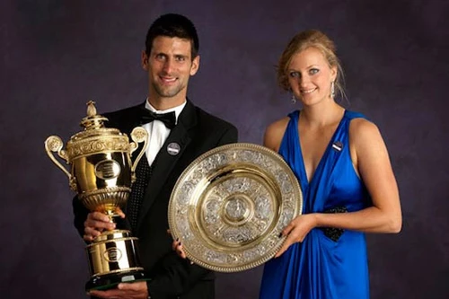 Djokovic, Kvitova được vinh danh