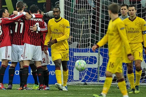 Milan 4-0 Arsenal: Tạm biệt Pháo thủ?