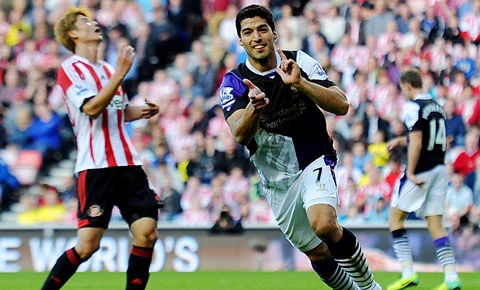 Suarez giúp Liverpool đánh bại Sunderland