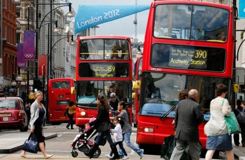 London lo ngại giao thông quá tải dịp Olympic 2012 
