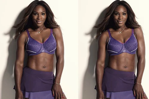 Serena Williams quảng cáo... lót