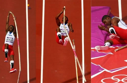 Sào gẫy, VĐV Lazaro Borges may mắn thoát chết