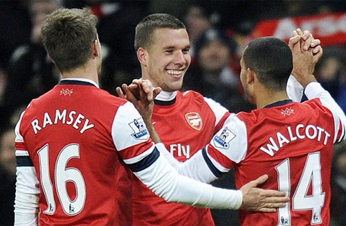 Arsenal trút giận vào West Ham