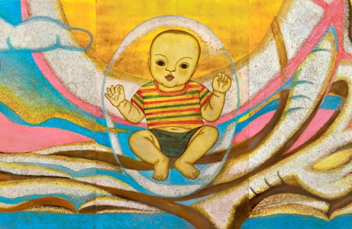 “Dòng chảy” mới của họa sỹ Nguyễn Thị Hiền