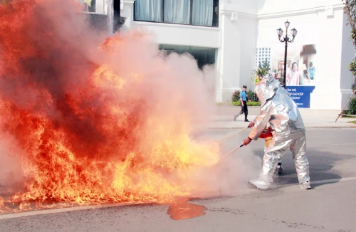 Diễn tập chữa cháy, cứu hộ, cứu nạn tại Royal City