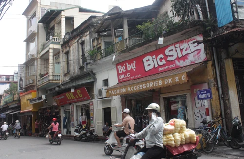 Nhà mặt phố cổ không được cao quá 12 mét