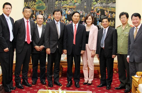 Thứ trưởng Thường trực Đặng Văn Hiếu tiếp Đoàn đại biểu Tập đoàn NEC của Nhật Bản