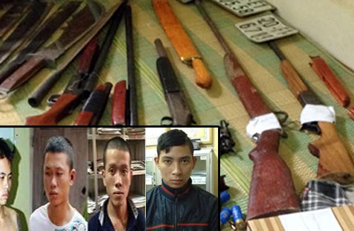 Bắt 4 đối tượng giết người tại nhà nghỉ Hương Rừng 