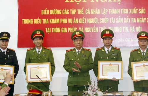 Biểu dương các đơn vị phá án nhanh 