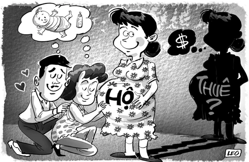 Cho mang thai hộ, khó quản lý đẻ thuê