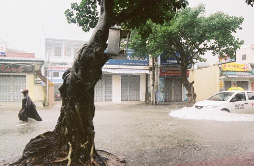 Áp thấp nhiệt đới gây mưa lớn ở miền Trung