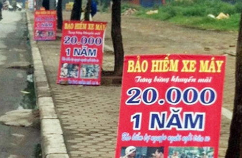 Rao bán khuyến mãi bảo hiểm xe máy - đúng hay sai?