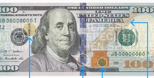Những đặc điểm nhận biết tờ 100USD mới
