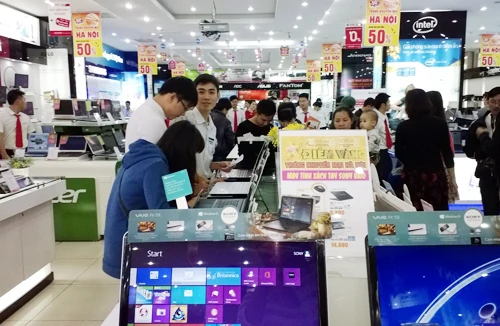 Doanh thu tăng nhờ ngày Vàng khuyến mãi