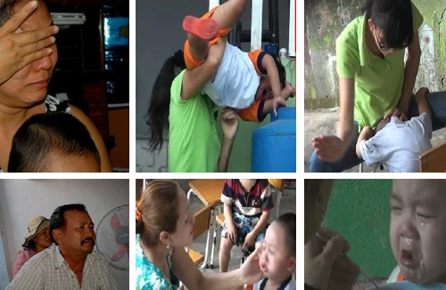 Phẫn nộ với bảo mẫu hành hạ trẻ em