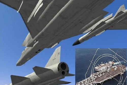 Tu-22M3 xé vụn tàu sân bay Mỹ chỉ bằng 1 tên lửa Kh-22?