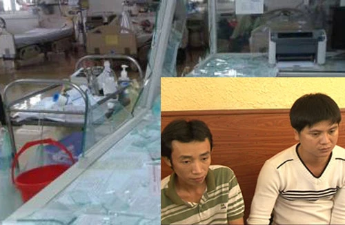 Say rượu điên cuồng đuổi đánh bác sĩ trong bệnh viện