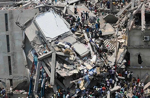 Sập tòa nhà 8 tầng, ít nhất 70 người thiệt mạng.