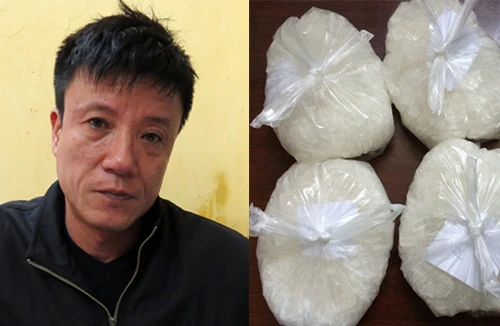 Bắt gọn đối tượng cầm đầu cùng 2kg ma túy đá