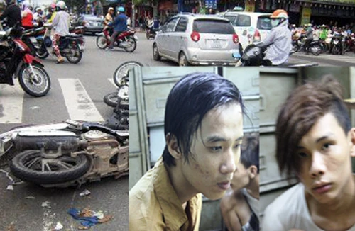 Rượt đuổi kịch tính, bắt 2 tên cướp hung hãn giữa TP.HCM