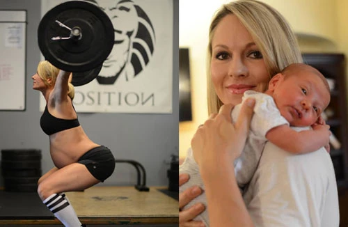Tập tạ khi mang bầu, vẫn sinh con khỏe mạnh