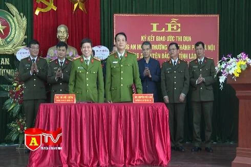 CAH Thường Tín và CAH Bắc Hà ký kết giao ước thi đua