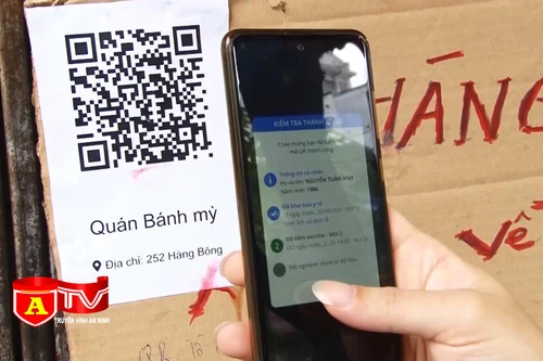 Kiên quyết dừng hoạt động cơ sở kinh doanh không quét mã QR