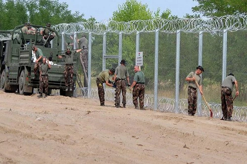 Hungary hoàn thành xây hàng rào ngăn nhập cư trên biên giới với Serbia