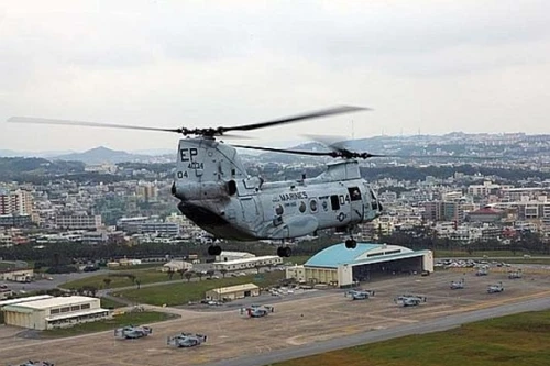 Nhật Bản đình chỉ việc tái bố trí căn cứ quân sự Mỹ tại Okinawa