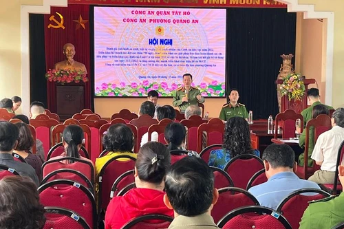 Đánh giá chất lượng Cảnh sát khu vực để nâng cao hiệu quả phục vụ nhân dân