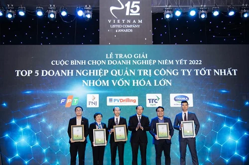 FPT được vinh danh Top 5 doanh nghiệp niêm yết xuất sắc