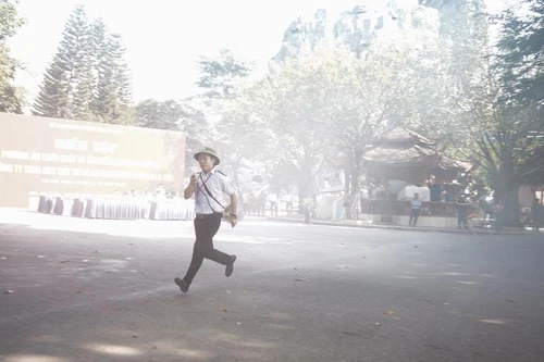 Màn thực binh ấn tượng của lực lượng cứu hỏa huyện Hoài Đức