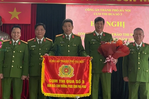 Cụm thi đua số 3, Công an Hà Nội tổng kết phong trào thi đua