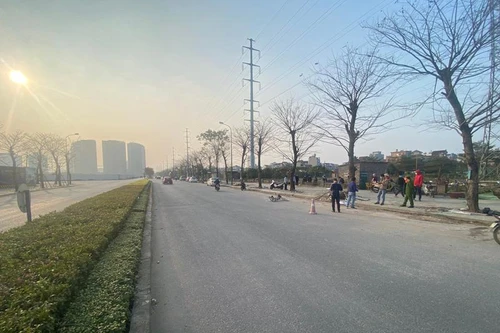 Công an huyện Thanh Trì tìm người chứng kiến vụ tai nạn giao thông