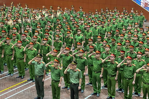 Rèn quân kỷ từ những bài kiểm tra, đánh giá chất lượng kết quả tập huấn Điều lệnh, võ thuật