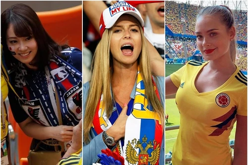 [ẢNH] Nhật Bản, Hàn Quốc hay Nga... CĐV đội nào xinh đẹp nhất World Cup 2018?