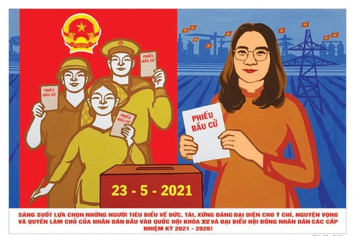 Rực rỡ, náo nức trước ngày bầu cử