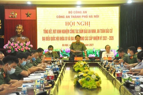 Công an Hà Nội góp phần quan trọng vào thành công của cuộc bầu cử 