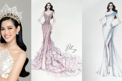 5 mẫu thiết kế trang phục dạ hội cho đại diện Việt Nam tại “Miss World 2021” 